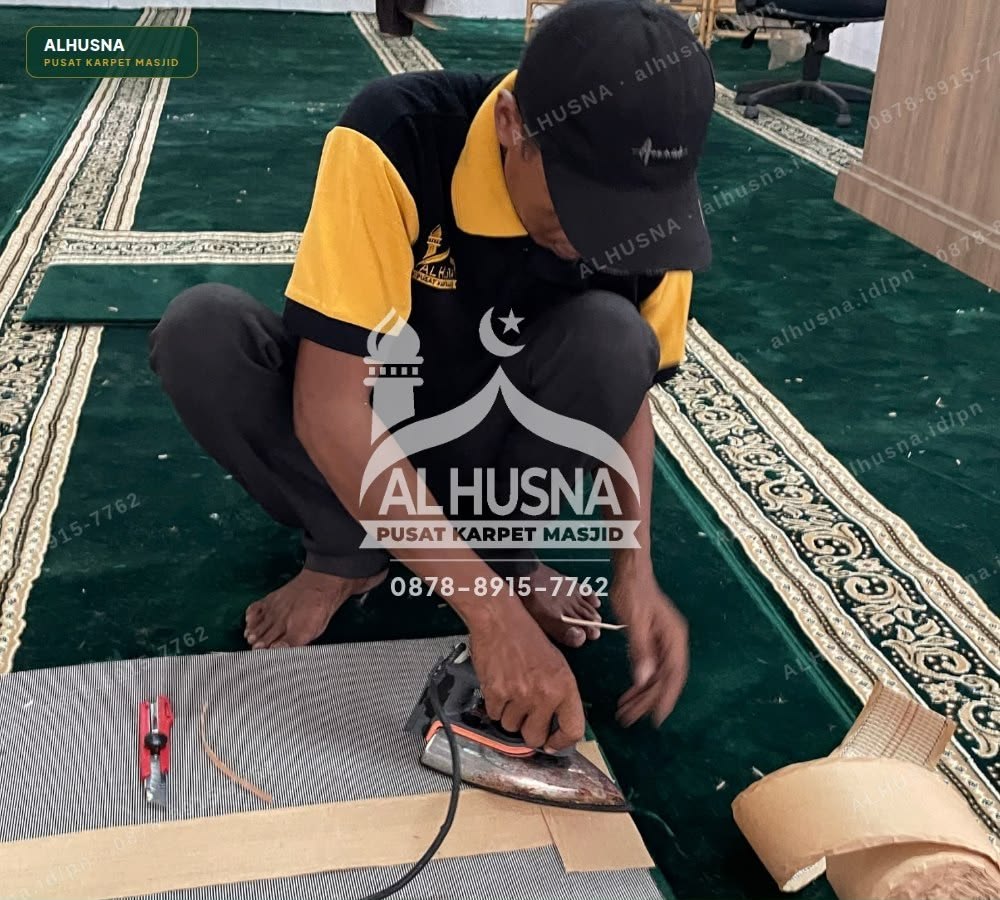 Obras dan Sambung Karpet Masjid supaya Tidak Terlihat di Bekasi dan Jakarta Selatan